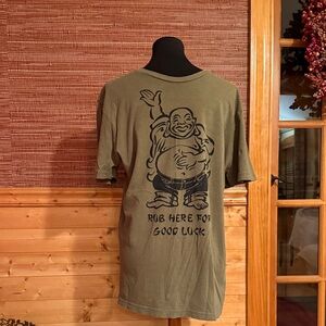 Lucky Brand Olive Graphic Tee